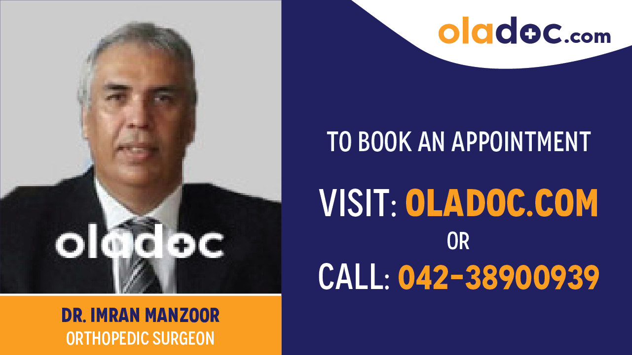 Book appointment with Dr.Imran Manzoor-best Orthopedic Surgeon in Lahore
